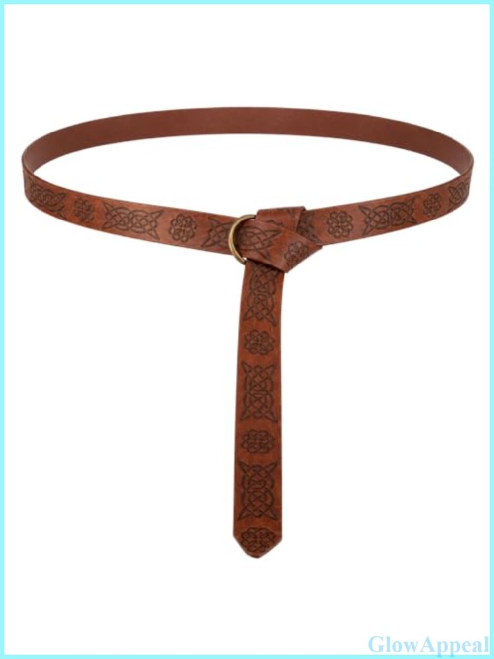 Medieval Renaissance Viking Belt Women PU Leather Knot Waist Belt